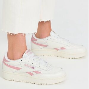 Free People Reebok Club C Double Sneakers Size 7.5